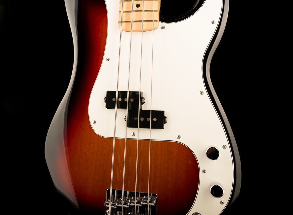 Used Fender Player Precision Bass Maple 3-Tone Sunburst With OHSC