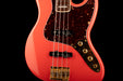Pre Owned Fender Parts Jazz Bass Fiesta Red With Gold Hardware With Case