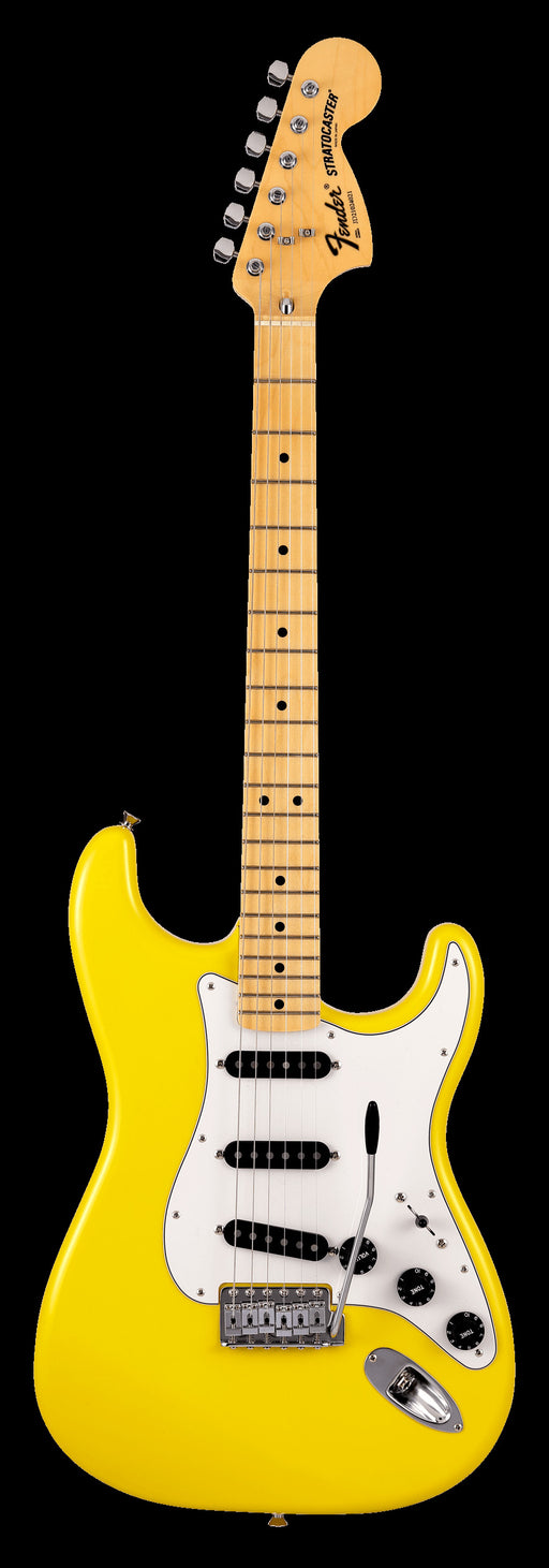 Fender Made in Japan Limited International Color Stratocaster Maple Fingerboard Monaco Yellow Electric Guitar With Gig Bag