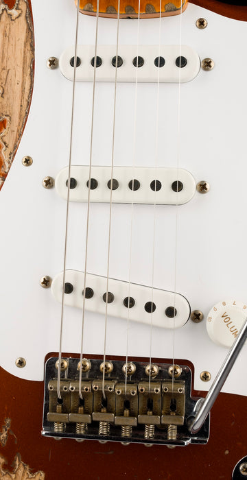 Fender Custom Shop Limited Edition 1954 Stratocaster Super Heavy Relic Burnt Copper