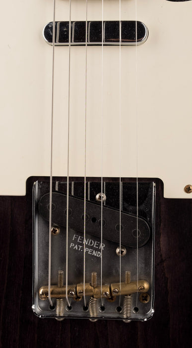 Fender Custom Shop Masterbuilt David Brown 1957 Telecaster Relic Ebony Transparent With Case