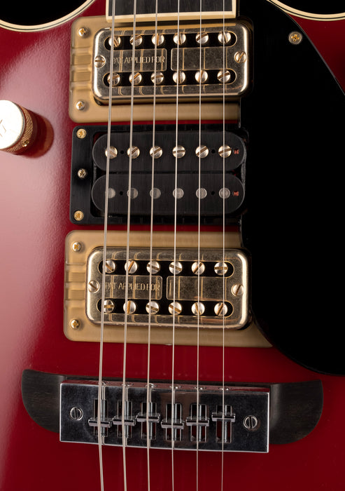 Used Gretsch Limited Edition G6131-MY-RB Malcolm Young Jet Vintage Firebird Red With OHSC