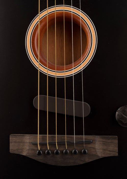 Used Fender Acoustasonic Stratocaster Black With Gig Bag