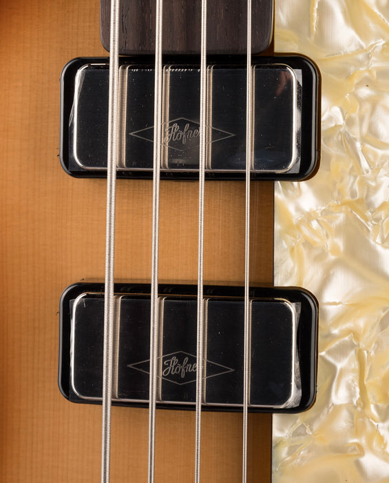 Hofner 1961 LTD Cavern Reissue Bass - Sunburst with Vintage Case - H500/1-61-O