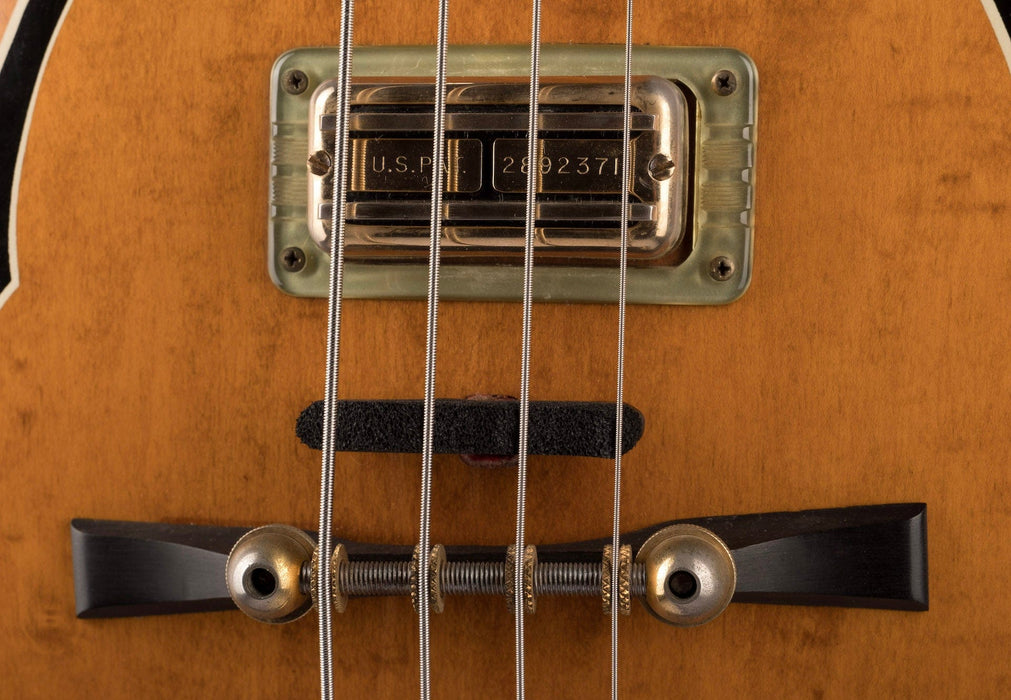 Pre Owned 1963 Gretsch 6070 Country Gentleman Hollow Body Bass Natural/Walnut