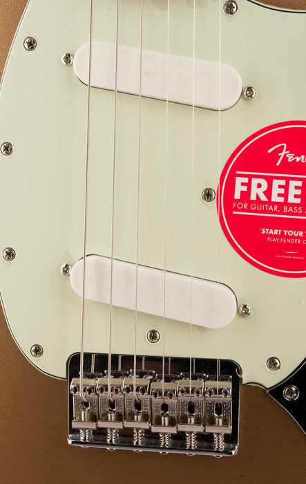 Used Fender Player Mustang Firemist Gold
