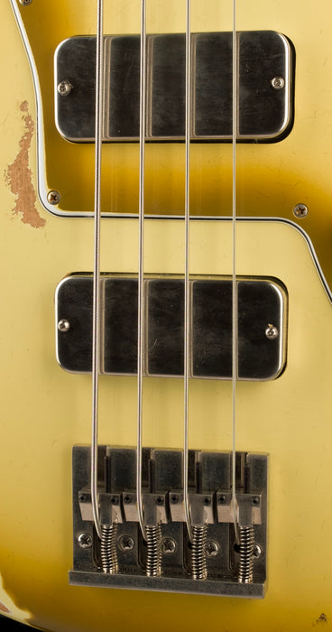 Fano Oltre Series JM4 Bass Medium Distress Antigua Burst with Gig Bag