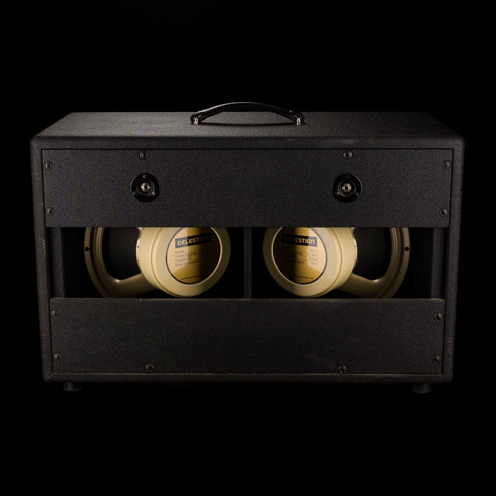 Used Swart Stereo 2x12" Creamback Speakers Dark Tweed Guitar Amp Cabinet