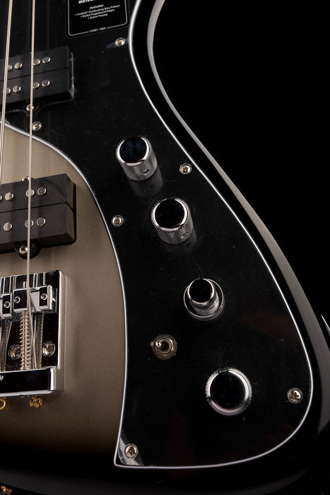 Used Fender Player Plus Active Meteora Bass Silverburst with Gig Bag