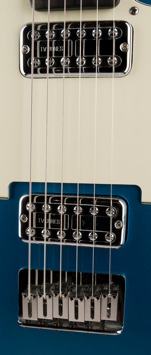 Pre Owned 2013 Fender Custom Shop Double TV Jones Two Tone Telecaster NOS Lake Placid Blue With OHSC