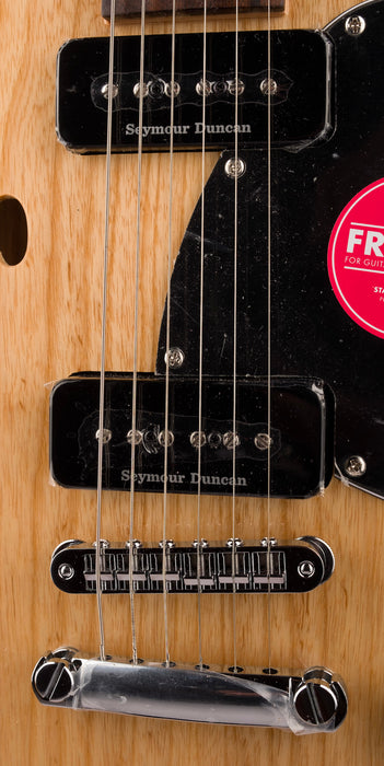 Used Demo Fender Jim Adkins JA-90 Telecaster Thinline Natural Electric Guitar