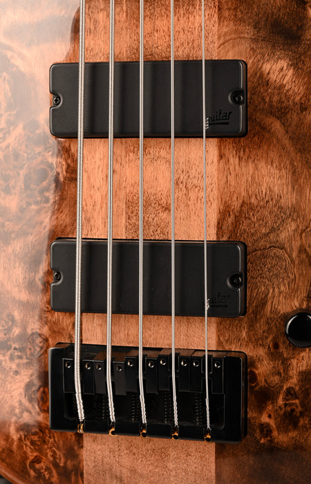 Pre Owned 2020 Spector NS Ethos 5 Faded Black Bass With OHSC