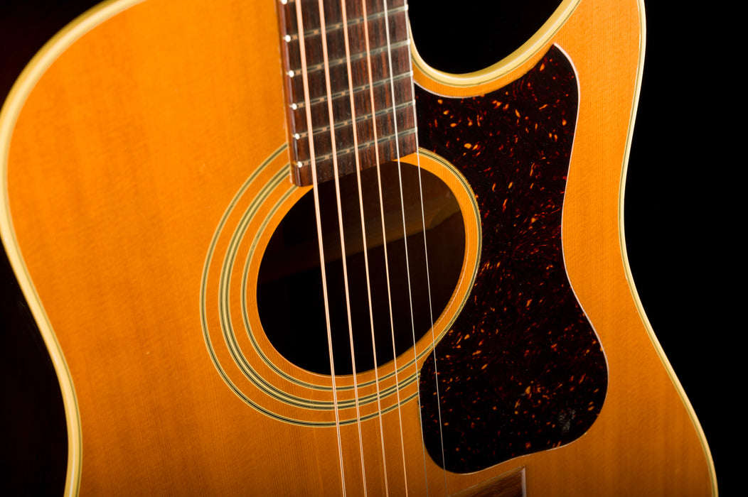 Vintage 1982 Guild D40C Natural Acoustic Guitar With OHSC