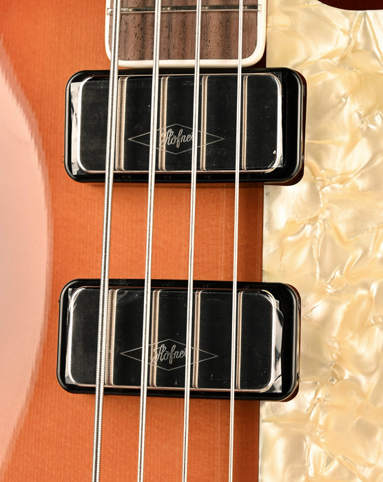 Hofner LTD Club Bass Dark Violin-Cavern Spacing with Vintage Case - H500/2-CV-O