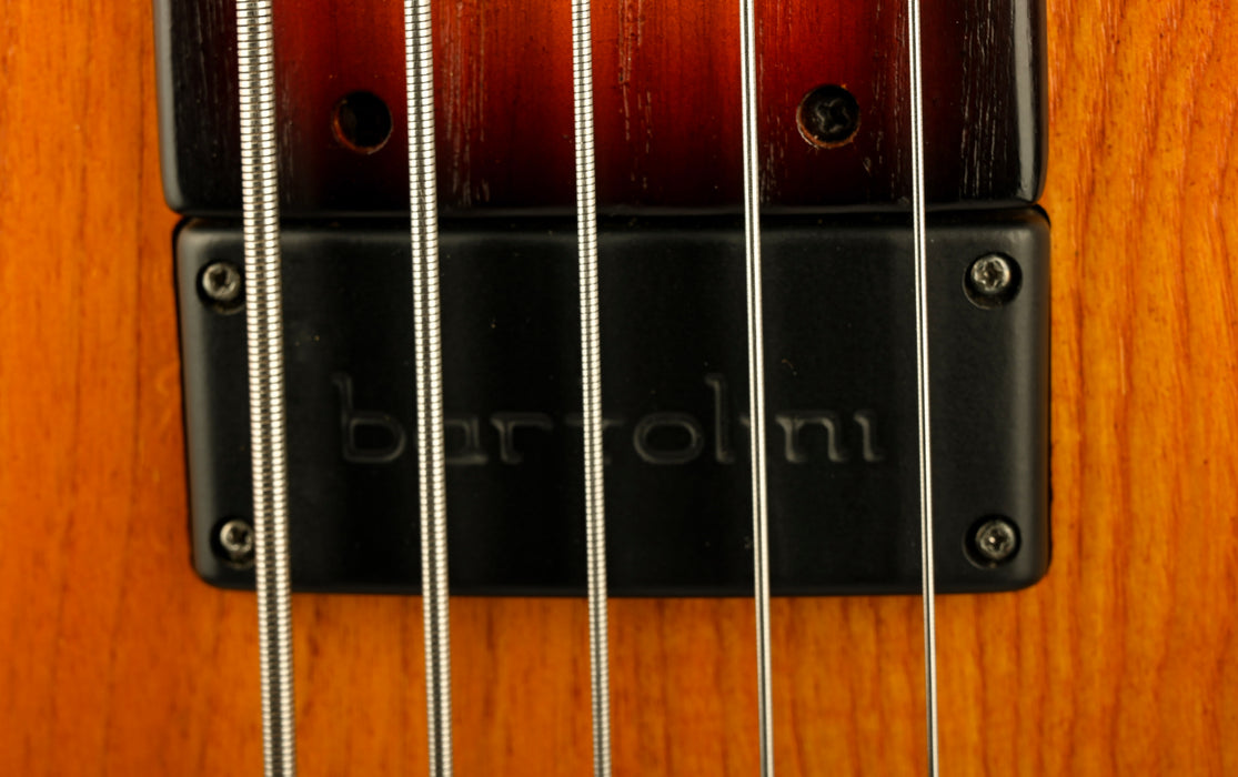 Used Ibanez GWB205 Gary Willis Fretless 5-String Electric Bass Tequila Sunrise Flat with Gig Bag