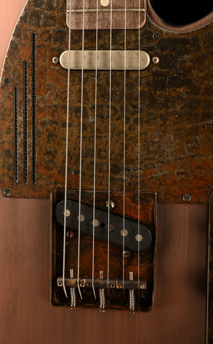 Pre Owned 2019 Trussart Steelcaster Antique Copper Body With Case