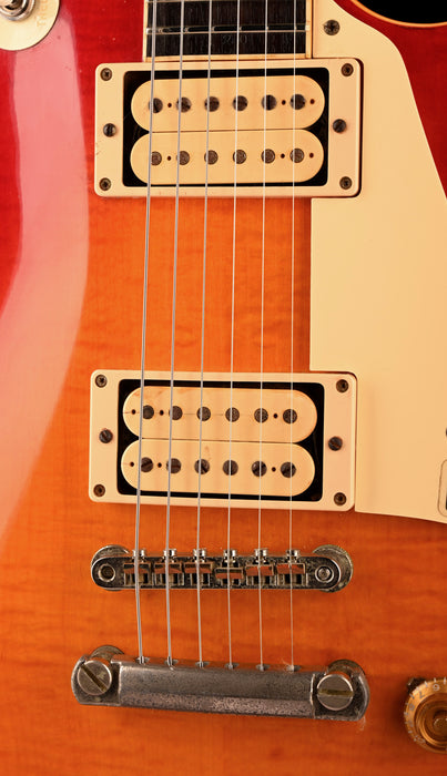 Vintage 1980 Tokai Reborn Old LP-style LS-120 Guitar Cherry Sunburst With OHSC