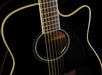 Pre Owned Yamaha FGX830C Dreadnought Cutaway Black With Case