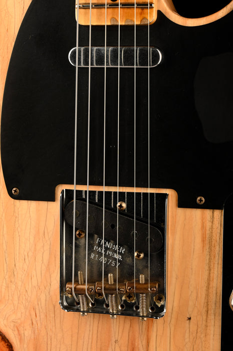 Fender Custom Shop Exotic 1952 Telecaster Sugarpine Relic Natural With Case
