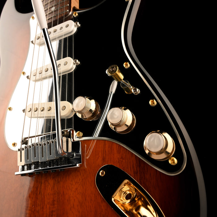 Pre Owned 2007 Fender Special Edition Koa Stratocaster Light Burst Modified With Gig Bag