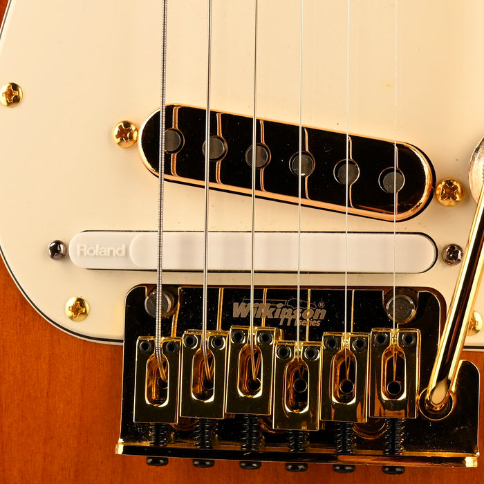 Pre Owned 2007 Fender VG Strat 3-Tone Sunburst Modified With Gig Bag