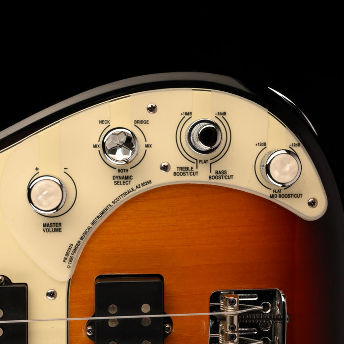 Pre Owned 2006 Fender American Deluxe Precision Bass 3-Color Sunburst With Case