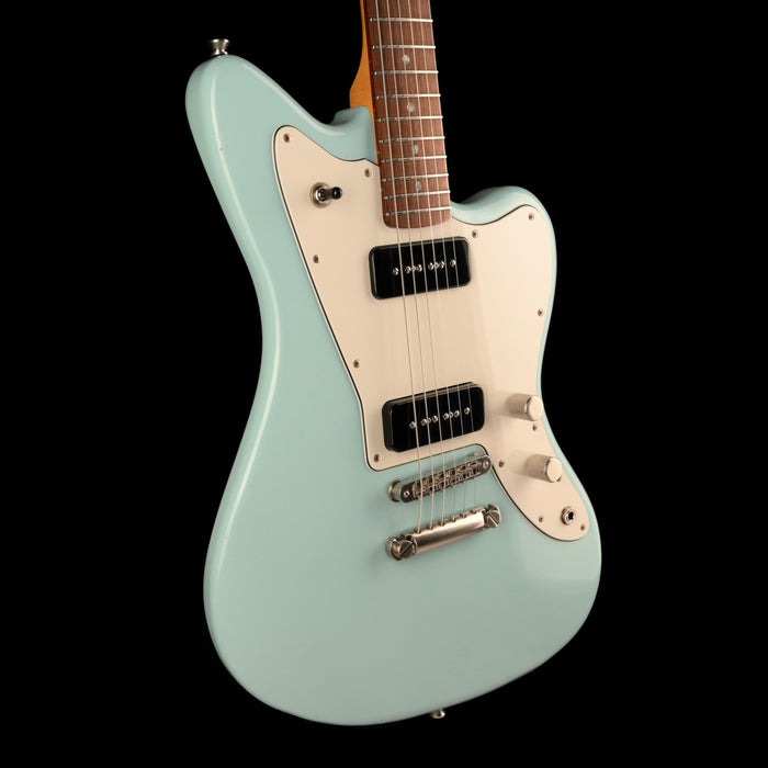 Fano Oltre Series JM6 P90 Light Distress Sonic Blue with Gig Bag