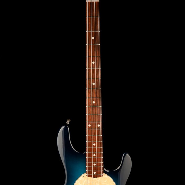 Used 2004 Ernie Ball Music Man Stingray 4 Tectonic Blue With OHSC