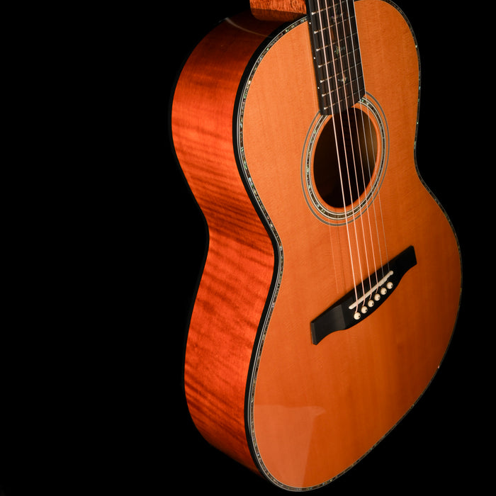 Pre Owned 2022 PRS SE P50E Tonare Parlor Natural Acoustic Guitar With Gig Bag