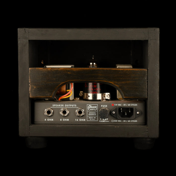 Pre Owned Greer Mini Chief 3-Watt Grey Guitar Amp Head With Matching 2x12" Guitar Amp Cabinet