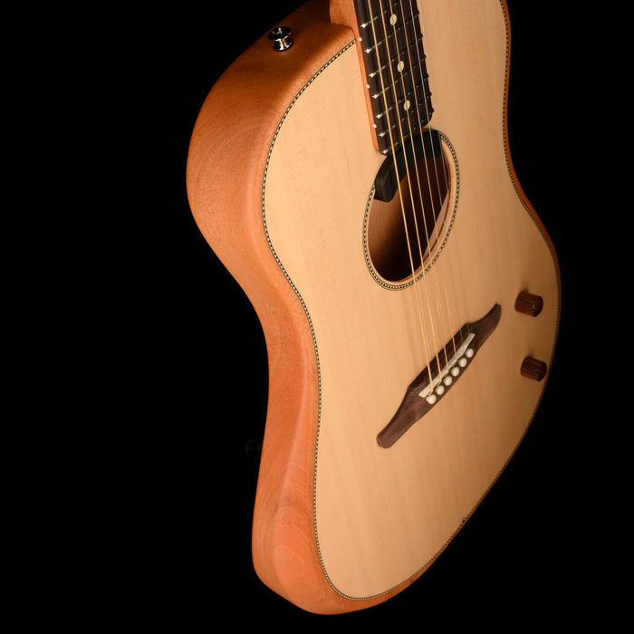 Pre Owned Fender Highway Series Dreadnought Rosewood Fingerboard Natural With Gig Bag