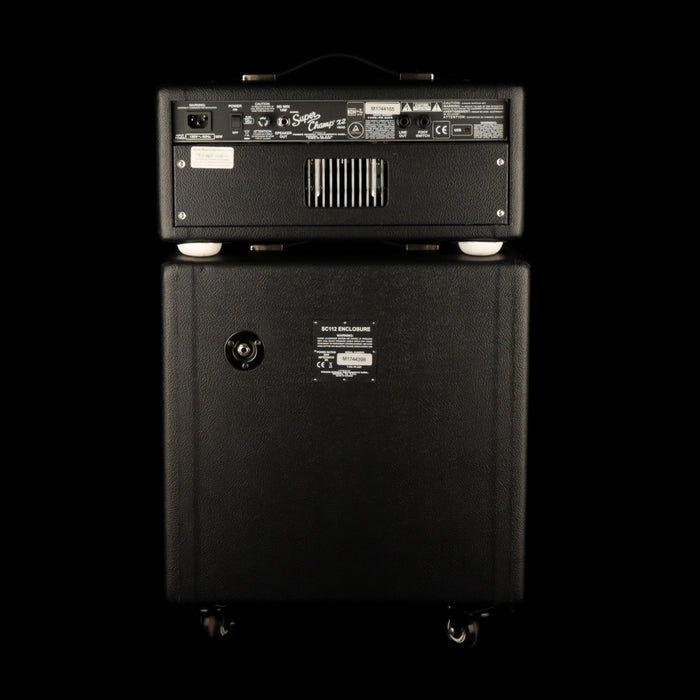 Pre Owned Fender Super Champ X2 Tube Guitar Amp Head - #M1744165 And Matching 1x12" Guitar Amp Cabinet - #M1744398