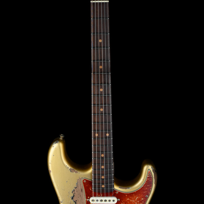 Fender Custom Shop Masterbuilt Levi Perry 1960 Stratocaster Heavy Relic Inca Silver over Black