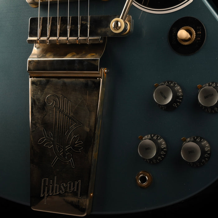 Gibson Custom Shop 1964 SG Standard Reissue with Maestro Ultra Light Aged Pelham Blue With Case