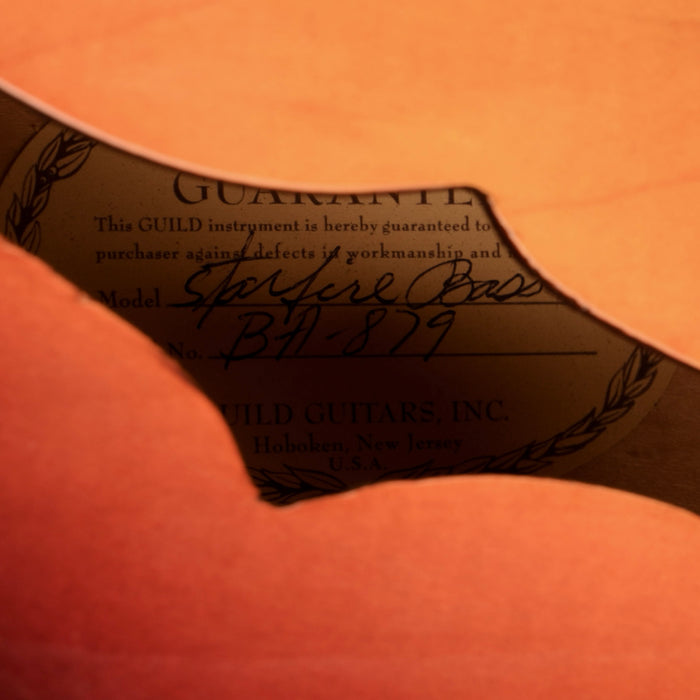 Vintage 1967 Guild Starfire I Bass Sunburst With OHSC