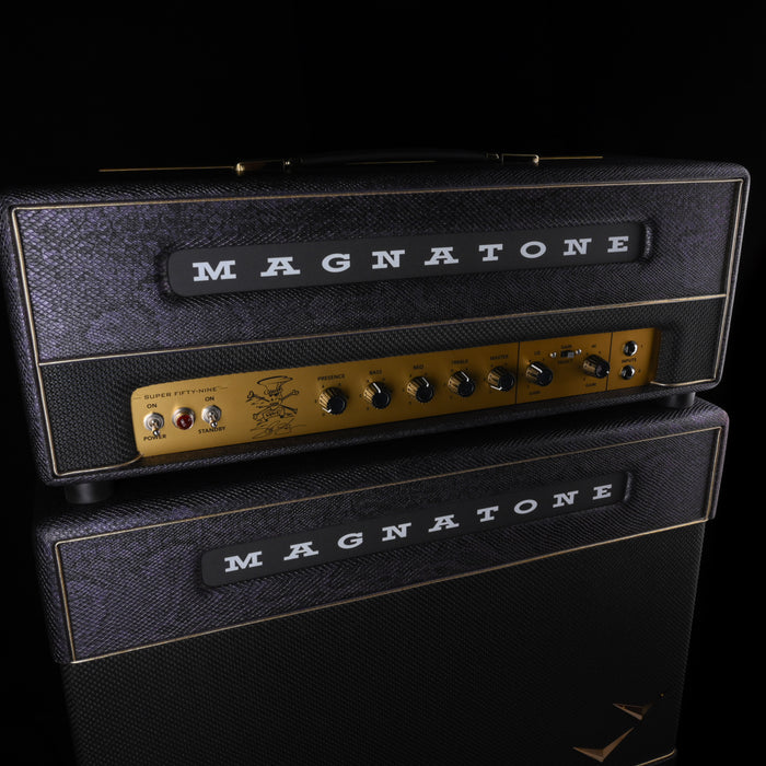 Magnatone Limited Edition Slash Purple Python M-80 Head & Cabinet Guitar Amp Rig IN STOCK