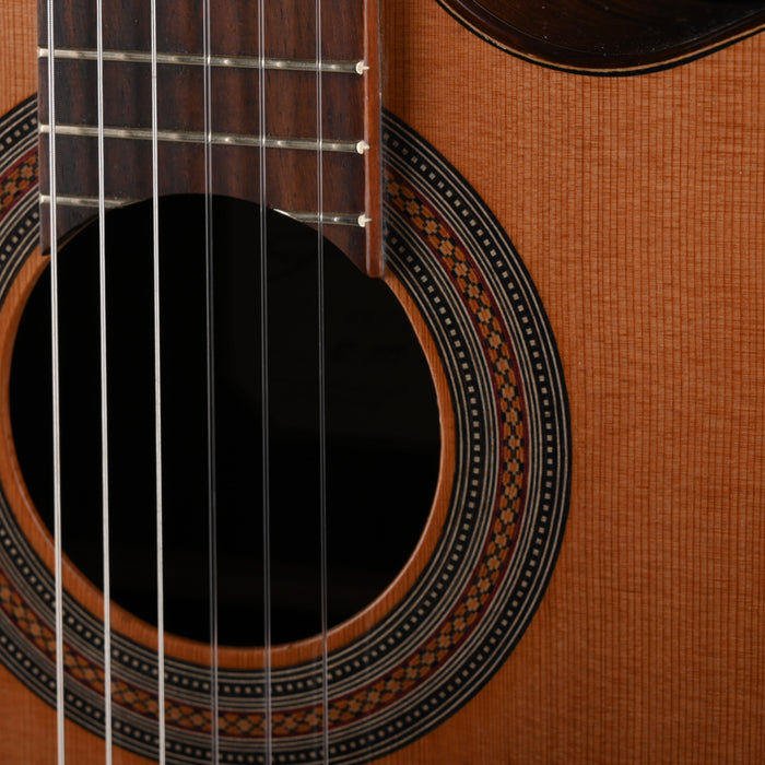 Used Kremona Fiesta F65CW Nylon Acoustic Electric Guitar Natural With Gig Bag