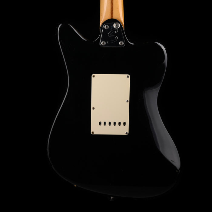 Used 1997 Squier Vista Series Made In Japan Super-Sonic Black With Gig Bag