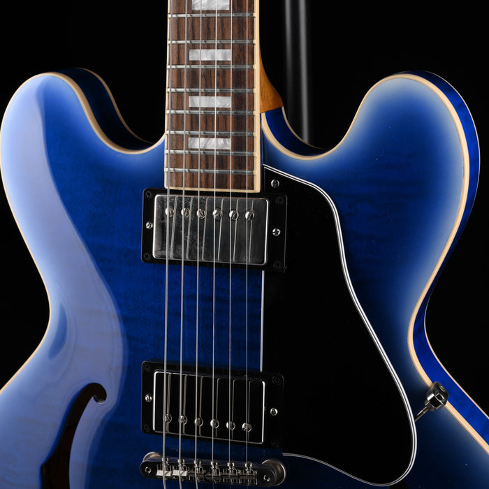 Pre Owned Gibson Mod ES-335 Figured Blue Brink Blast with OHSC