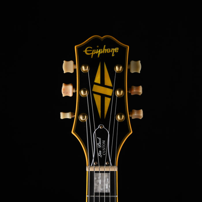 Used Epiphone Joe Bonamassa Les Paul Custom Black Beauty Ebony Outfit With OHSC