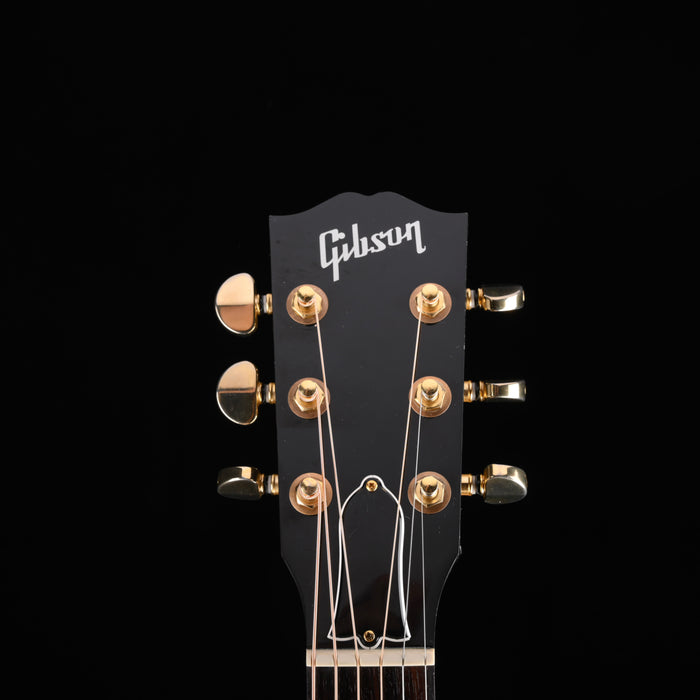 Used Gibson J-180EC Ebony Acoustic Electric Guitar With OHSC