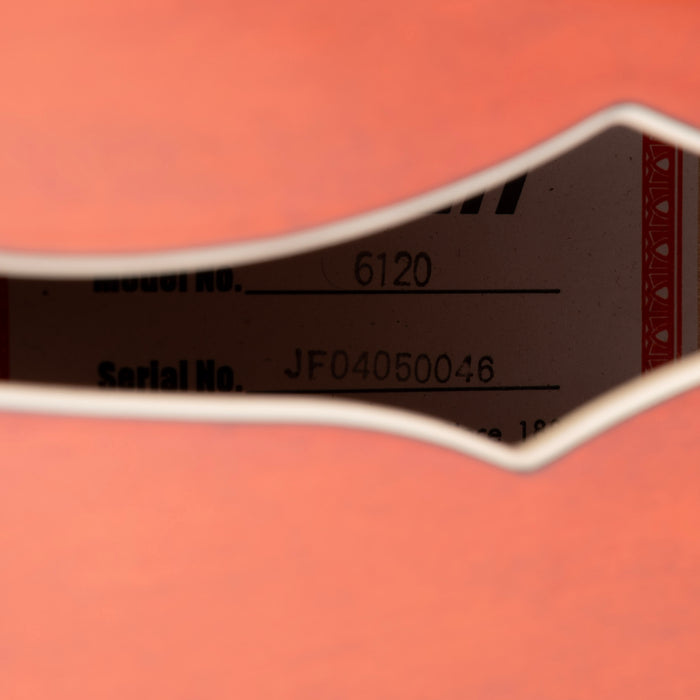 Pre Owned 2004 Gretsch G6120 Nashville Orange Stain With OHSC