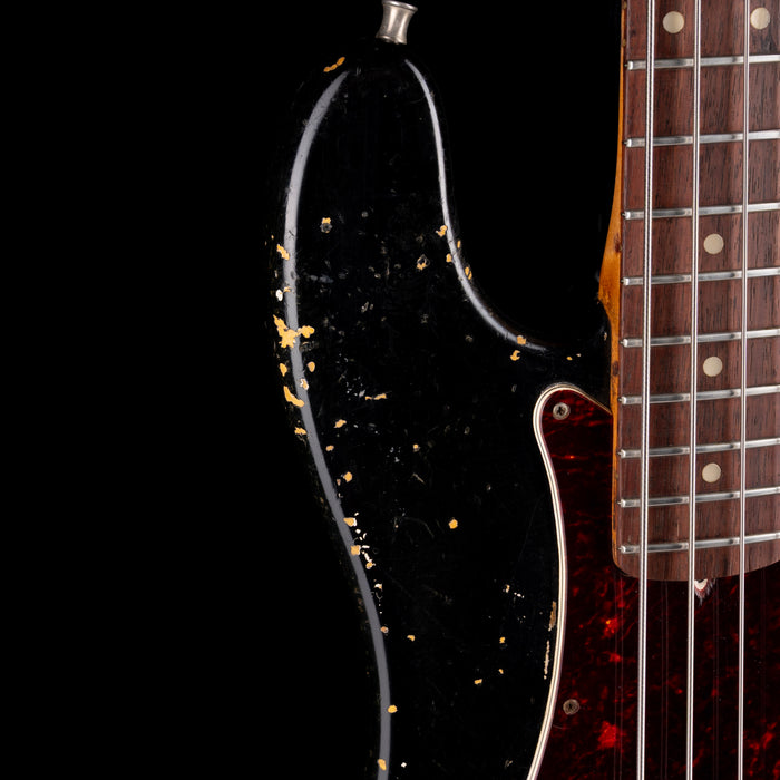 Vintage 1966 Fender Precision Bass Black With OHSC