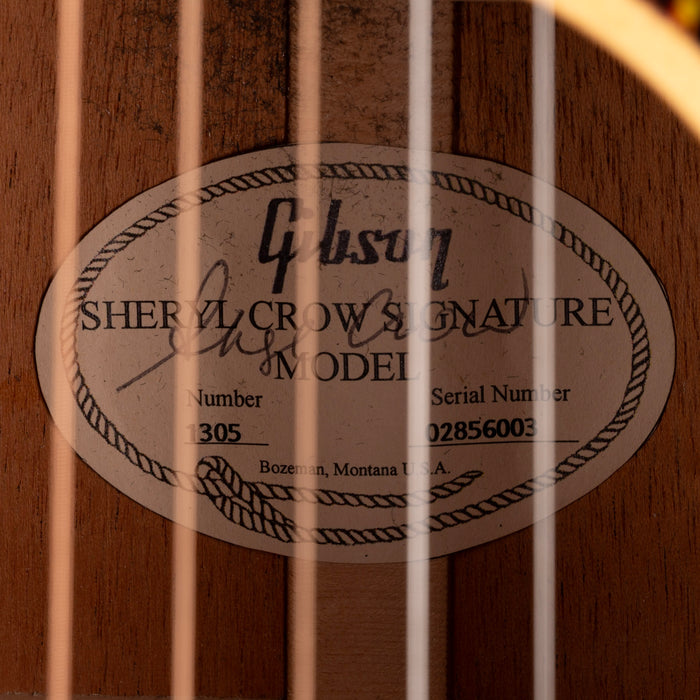 Pre Owned 2006 Gibson Sheryl Crow Artist Series Acoustic Electric Antique Natural With OHSC