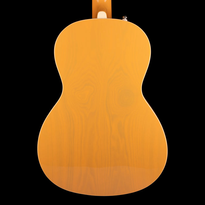 Used Fender Ron Emory "Loyalty" Parlor Ash Butterscotch Acoustic Electric Guitar With Gig Bag