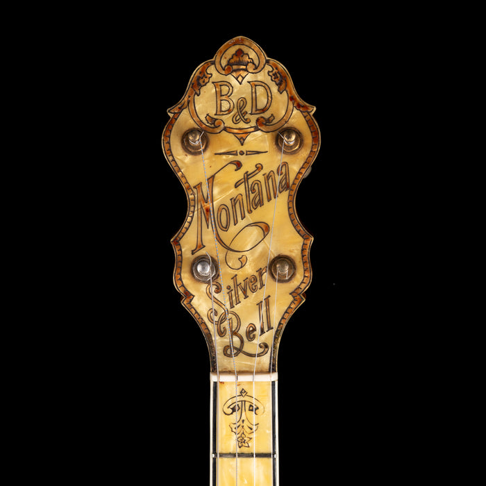 Vintage 1930's Bacon and Day Montana Silver Bell Style No. 4 Tenor Banjo with OHSC - Frank Ovanin Collection