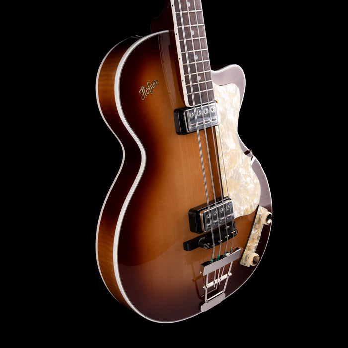 Hofner Club Bass Sunburst with Vintage Case - H500/2-O