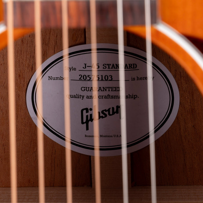 Gibson J-45 Standard Heritage Cherry Sunburst Acoustic Guitar With Case