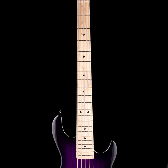 G&L CLF Research Series 750 L-2500 5-String Bass Purple Burst With Gig Bag