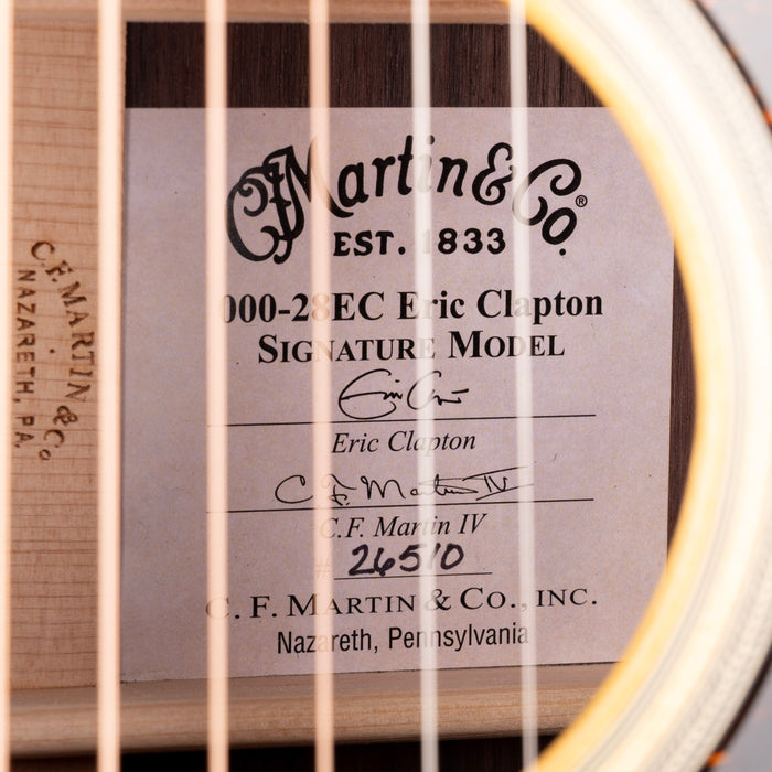 Pre Owned Martin 000-28EC Natural Acoustic Guitar With OHSC